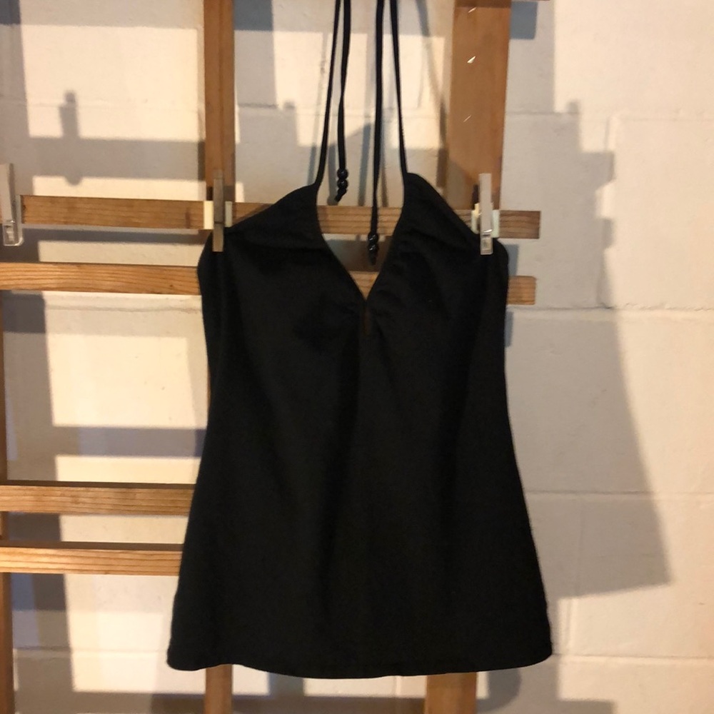 Black halter top